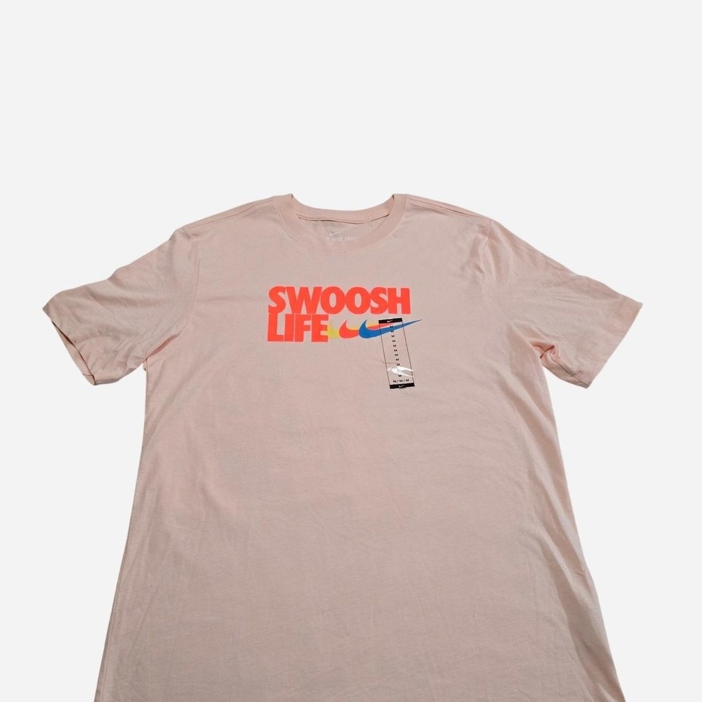 NWT Nike Swooshlife Light Peach Tshirt, Sz Med